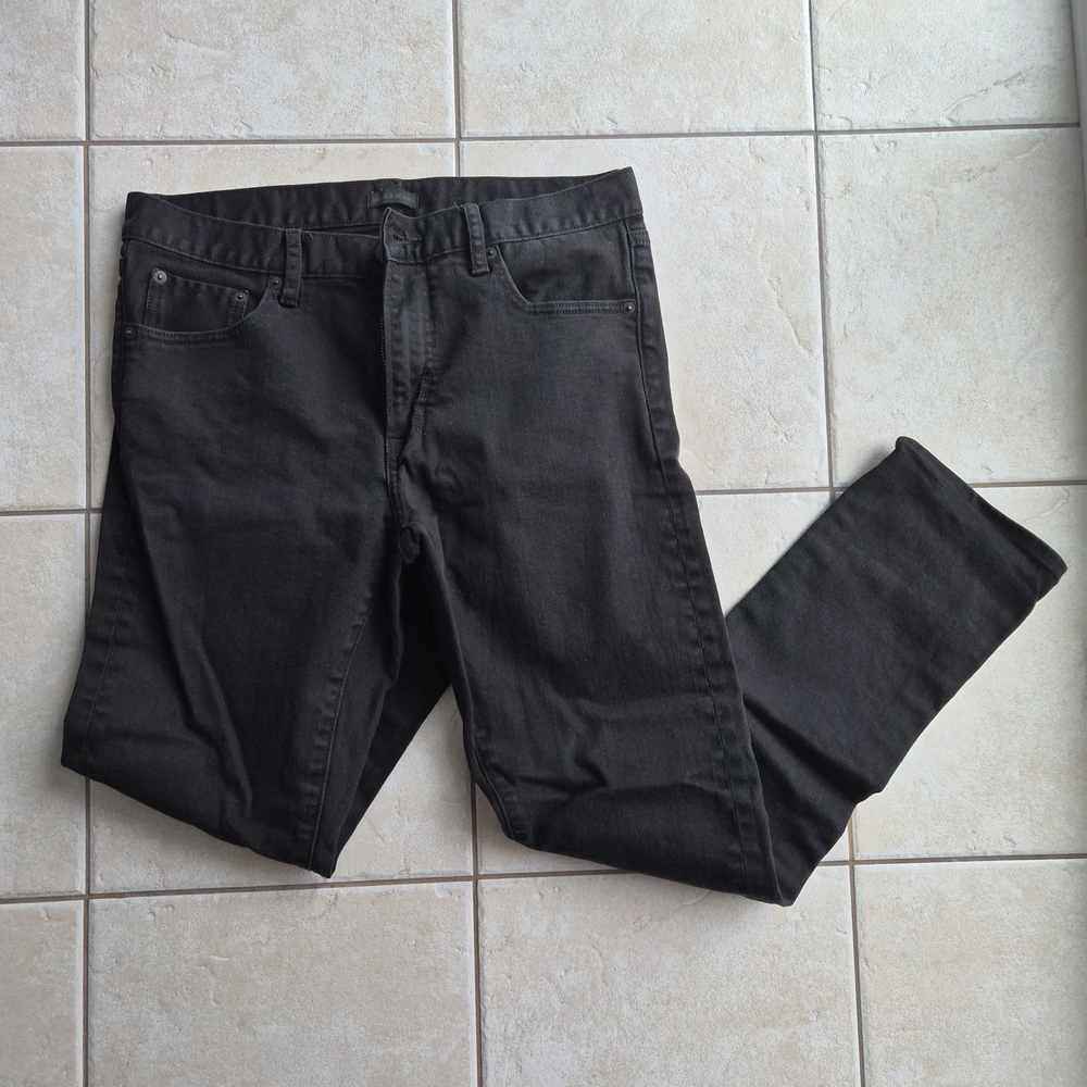 Uniqlo Men's Charcoal Skinny Jeans